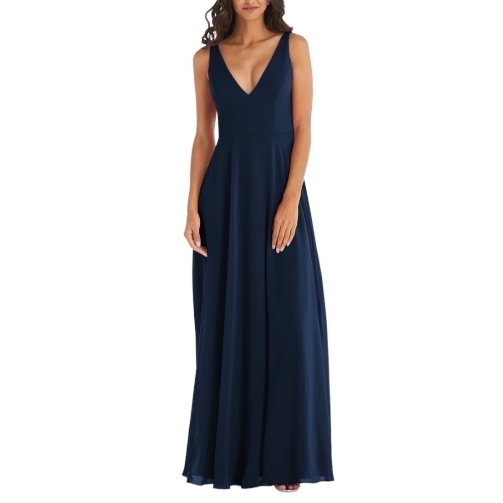 ๐
บafter Six Chiffon Gown in midnight